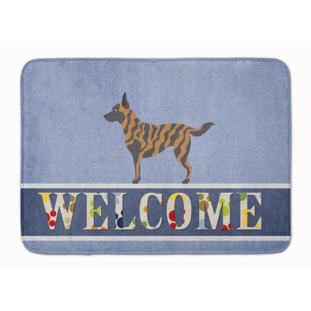 Carolines Treasures Dutch Shepherd Welcome Machine Washable Memory Foam Mat BB8300RUG
